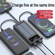 Picture of 10000mAH Solar Energy with a Four-wire Mobile Power Supply Power Bank For iPhone Samsung