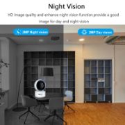 Picture of Wistino 5GHZ 360 Wifi HD Night Vision Auto Tracking Surveillance Home security wireless PTZ Home Security Baby Monitor