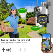 Picture of Wistino CCTV 6K Auto Tracking Camera V380 Waterproof Two Way Audio Night Vision WIFI Sim Card CCTV