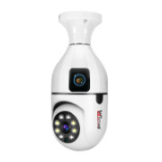 Picture of Wistino 4MP dual lens PTZ Bulb Camera WIFI 2K Indoor Home E27 Surveillance H.265 Pan Tilt 