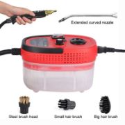 Picture of SMAYDA Handheld Steam Cleaner, 1600W Portable High-pressure Steam Cleaner, Equipped with Three Brushes