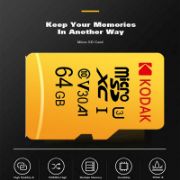 Picture of Kodak Micro SD Card Memory Card Class 10 64GB U3 4K High Speed V30 100MBPS Flash Memory