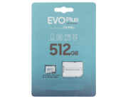 Picture of Samsung EVO Plus memory card 512GB Micro TF Flash SD Sard Up to 160Mbps C10 for Phones, Tablets, Go Pro Cameras, Drones