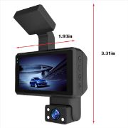 Picture of Wi-Fi 3 Inch IPS Screen Driving Recorder 1080P HD Car DVR 360 degree Super Night Vision G-sensor dual car dash camera