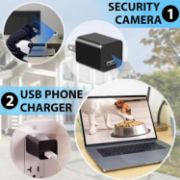 Picture of Wall Charger Adapter Small Spy Smart USB Charger Camera Home Wi-Fi Hidden Security Camera Wireless Baby Monitor