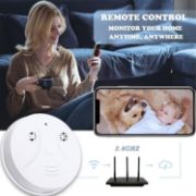 Picture of 1080p Ultra HD Smoke Detector Hidden Camera Wi-Fi Remote Real-Time Viewing Smoke Detector 2.4g Camera