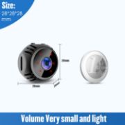 Picture of W8 2.4g Camera 1080P Wireless Mini Wi-Fi Nanny Cam Smart Home, Pet Dog, Baby Monitor Camera 