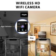 Picture of X6 Wi-Fi Camera Wide Angle Mini Camcorders Motion Detection Night Vision Home Security Nanny Cam HD 1080P