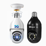 Picture of Wistino 5GHZ/2.4G Dual Band Wifi HD Night Vision IP surveillance Home Security Wireless Light Bulb PTZ Camera