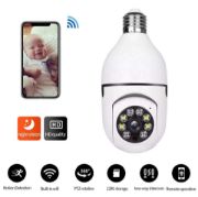 Picture of Wistino 5GHZ/2.4G Dual Band Wifi HD Night Vision IP surveillance Home Security Wireless Light Bulb PTZ Camera