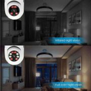 Picture of Wistino 5GHZ/2.4G Dual Band Wifi HD Night Vision IP surveillance Home Security Wireless Light Bulb PTZ Camera