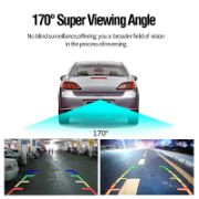 Picture of Car Backup Camera, 8 LED HD Reverse Camera with Night Vision, Backup Rear View Camera 170° 