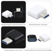 Picture of USB Type-C to USB 2.0 OTG Adapter Connector for Mobile Phone USB 2.0 Type C OTG Cable Adapter