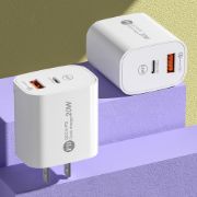 Picture of USB C Charger, 20W Dual Ports USB Fast Wall Charger Block, Type C Charger Adapter