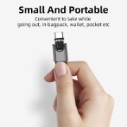 Picture of Portable 3 in 1 540 Degree Rotating Mini Charger for Micro/I-product/Type C cell Phone Magnetic 