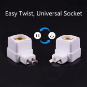 Picture of Light Bulb Holder Socket, Lamp Holder Socket E27 Bulb Socket Adapter with Switch Control