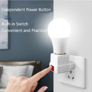 Picture of Light Bulb Holder Socket, Lamp Holder Socket E27 Bulb Socket Adapter with Switch Control