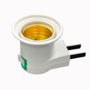 Picture of Light Bulb Holder Socket, Lamp Holder Socket E27 Bulb Socket Adapter with Switch Control