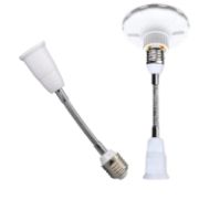 Picture of Light Socket Extender, E27 Flexible Gooseneck Extension Adaptor Adjustable Bulb Socket Extension