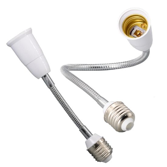 Picture of Light Socket Extender, E27 Flexible Gooseneck Extension Adaptor Adjustable Bulb Socket Extension