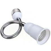 Picture of Light Socket Extender, E27 Flexible Gooseneck Extension Adaptor Adjustable Bulb Socket Extension