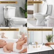 Picture of Bidet Sprayer for Toilet, Handheld Bidet Spraye,Cloth Diaper Sprayer Water Kit, Bathroom Hand Held Bidet Shower 