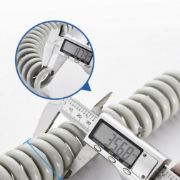 Picture of Bidet Spring Hose Flexible Shower Tube Anti-twist & Stretchable Up to 3 Meters for Water Plumbing Toilet Bidet Sprayer (G1/2”) HG498