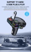 Picture of Car Bluetooth 42W PD & QC3.0 FM Transmitter Car MP3 Player With Stronger Knob Bass Sound Wireless