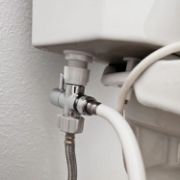 Picture of Shower/Toilet Bidet T Adapter with Shut Off Valve, 3 Way G7/8” or  G1/2” All Metal T Valve  