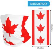 Picture of Multifunctional Scarf, sunmask, Balaclava, Headband, Neck Gaiter or Bandana, Canada Flag