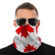 Picture of Multifunctional Scarf, sunmask, Balaclava, Headband, Neck Gaiter or Bandana, Canada Flag