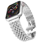 Picture of 5-link Luxury Stainless Steel Smart Bracelet for Apple Watch Multi Color Band