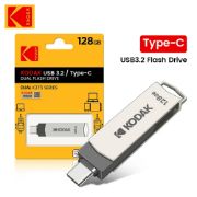 Picture of Kodak K273 Metal Pendrive Type C OTG Fancy Ultra Thin USB 128GB/256GB 3.2 Flash Drive