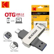 Picture of Kodak K273 Metal Pendrive Type C OTG Fancy Ultra Thin USB 128GB/256GB 3.2 Flash Drive