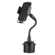 Picture of Universal 360 Degrees Adjustable Car Cup Holder Mount Adjustable Angle Height Stand Car Mobile Phone Holder With Buckle