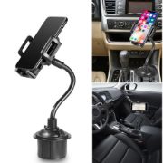 Picture of Universal 360 Degrees Adjustable Car Cup Holder Mount Adjustable Angle Height Stand Car Mobile Phone Holder With Buckle