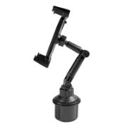 Picture of Car Cup Slot Tablet Stand Holder 360 Adjustable Handle Tilt Bar Flexible Phone Mount Bracket