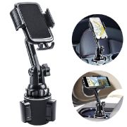 Picture of Phone Holder Universal Adjustable Cup Holder Car Mount with Long Flexible Neck, Black