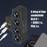 Picture of Car Charger With One To Four QC3.0+USB+PD Fast Charging Interface 12V And 24V Universal