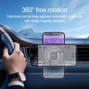 Picture of Clamp Phone Holder – High Powered 15W Magnetic Wireless Fast Car Charger, Compatible with Apple iPhone