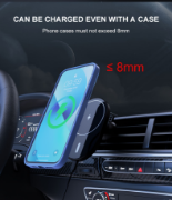 Picture of Magnetic Car Wireless Charger Macsafe for iPhone 12, 13, 14, 15 Pro Max Air Vent Car Phone Holder Stand Fast Car Charging Station