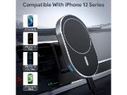 Picture of Magnetic Car Wireless Charger Macsafe for iPhone 12, 13, 14, 15 Pro Max Air Vent Car Phone Holder Stand Fast Car Charging Station