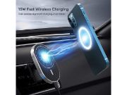 Picture of Magnetic Car Wireless Charger Macsafe for iPhone 12, 13, 14, 15 Pro Max Air Vent Car Phone Holder Stand Fast Car Charging Station