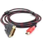 Picture of HDMI to DVI Adapter 1.5M Cable HDMI Male to Female 24+1 DVI Pin