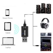 Picture of Car Bluetooth Adapter Receiver Wireless Music 3.5mm AUX Jack Audio Receptor USB Mini Bluetooth for Auto Speaker Stereo