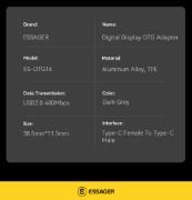 Picture of ESSAGER ES-OTG16 Series USB OTG Adapter Android OTG Type C