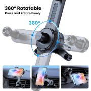 Picture of TOPK Car Phone Mount Holder, 3-Point Support 360° Rotating Extended Arm