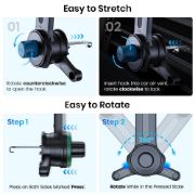 Picture of TOPK Car Phone Mount Holder, 3-Point Support 360° Rotating Extended Arm