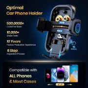 Picture of TOPK Car Phone Mount Holder, 3-Point Support 360° Rotating Extended Arm