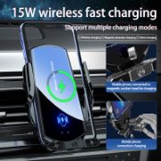 Picture of Car Wireless Charging Mobile Phone Holder, Induction Open And Close Mechanism